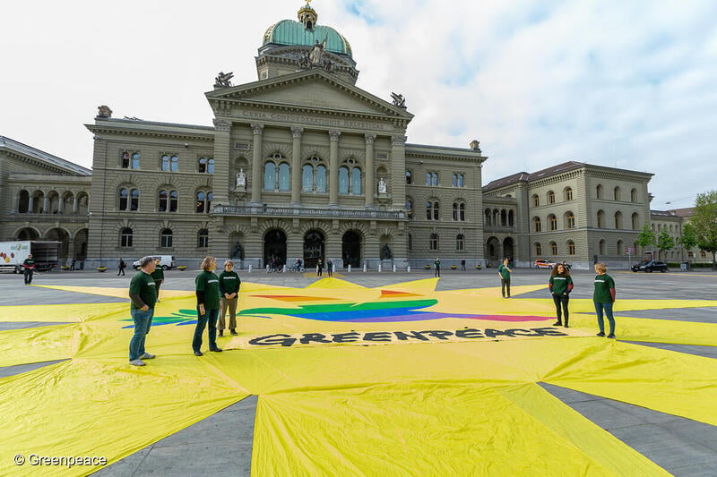 Élections fédérales: Greenpeace exige un changement de cap